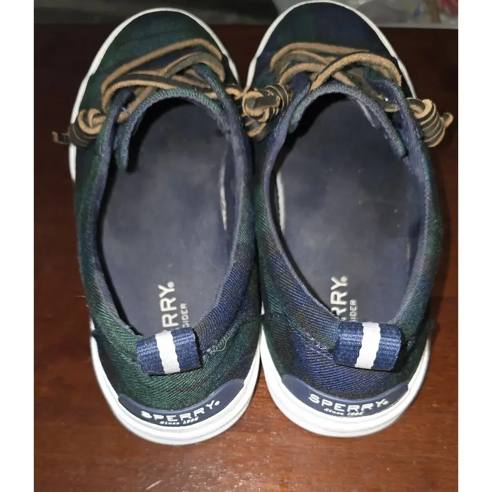 Sperry Top Sider Tartan Plaid Women's Size 8